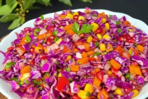 Mor Lahana Salatası Tarifi
