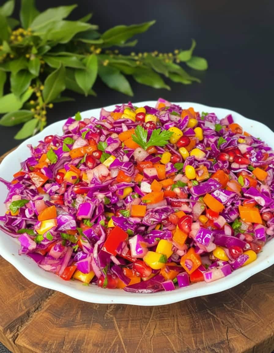 Mor Lahana Salatası Tarifi